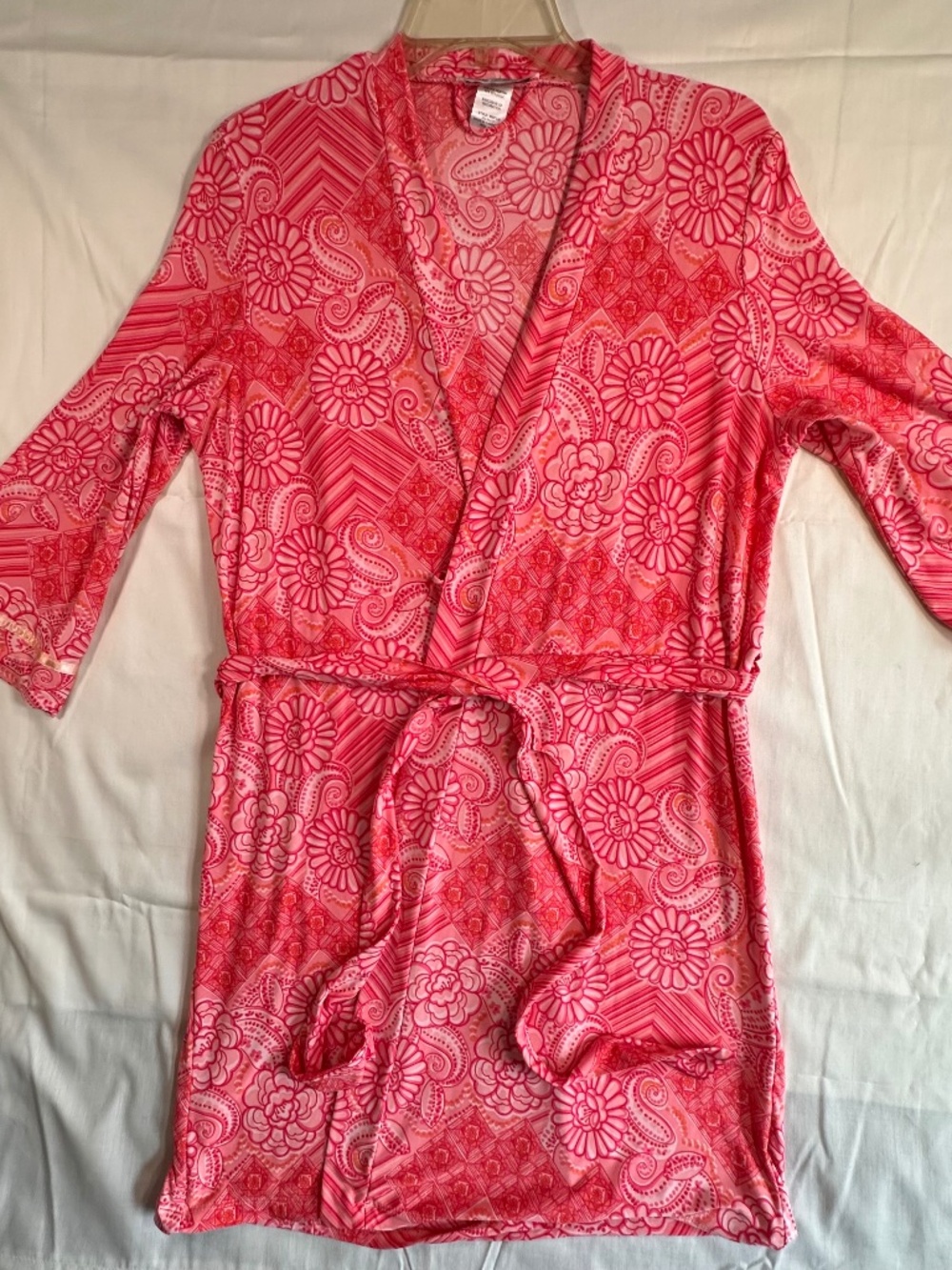 Women’s satin bathrobe size M